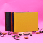 A display showing Classic photobooks in 6 colours.