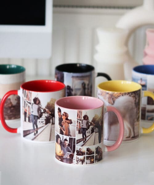 Custom Mugs with Choice of 6 Colours Custom Mugs with Choice of 6 Colours