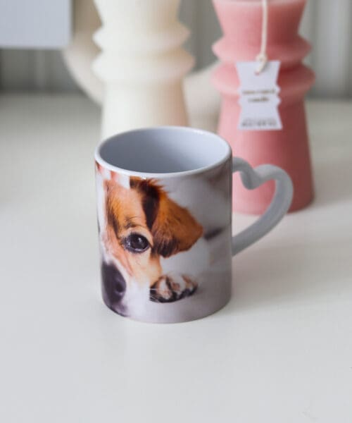 Custom Heart Handled Mugs Custom Heart Handled Mugs