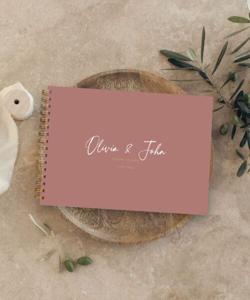 Champagne Dreams Foil Guest Book