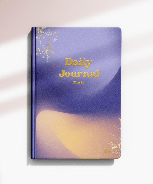 Personalised Blue Dune Notebook, Ruled Personalised Blue Dune Notebook, Ruled