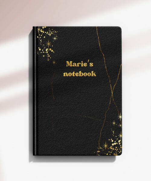 Personalised Kintsugi Notebook, Ruled Personalised Kintsugi Notebook, Ruled