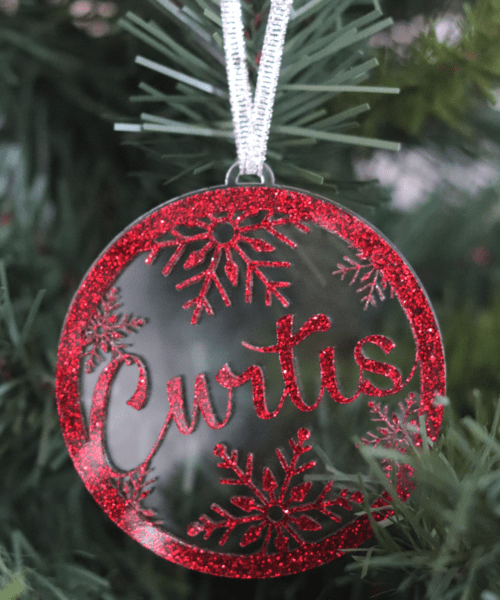 Personalised Snowflake Tree Ornament Personalised Snowflake Tree Ornament