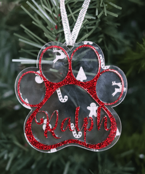 Pet Personalised Paw Tree Ornament Pet Personalised Paw Tree Ornament